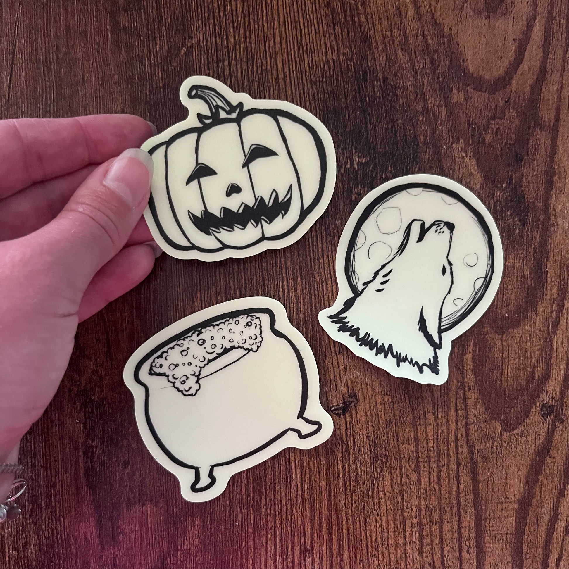 Dark Sticker Packs Glow in the Dark Sticker Pack – The Gothic Cottage