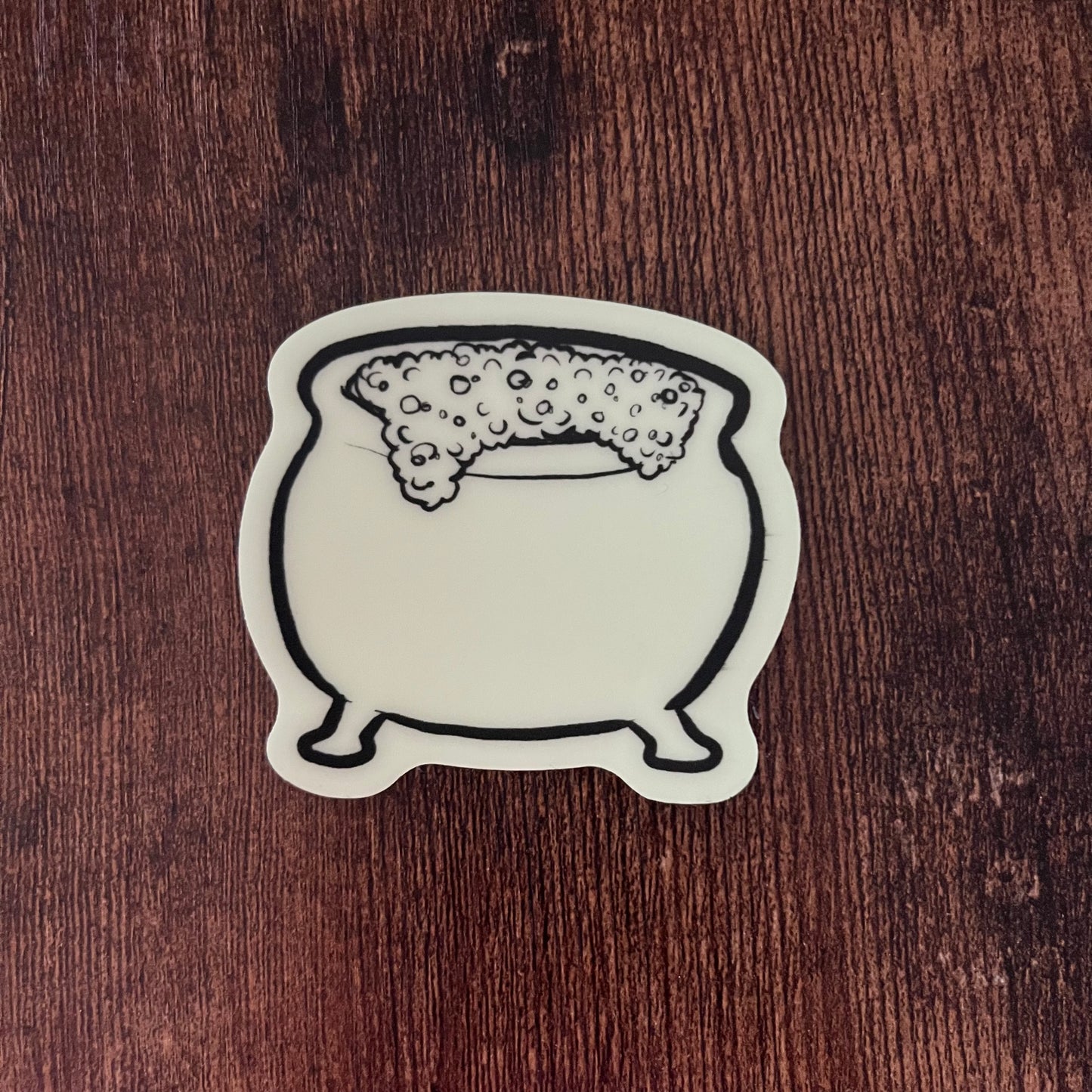 Cauldron Brew Glow in the Dark Sticker