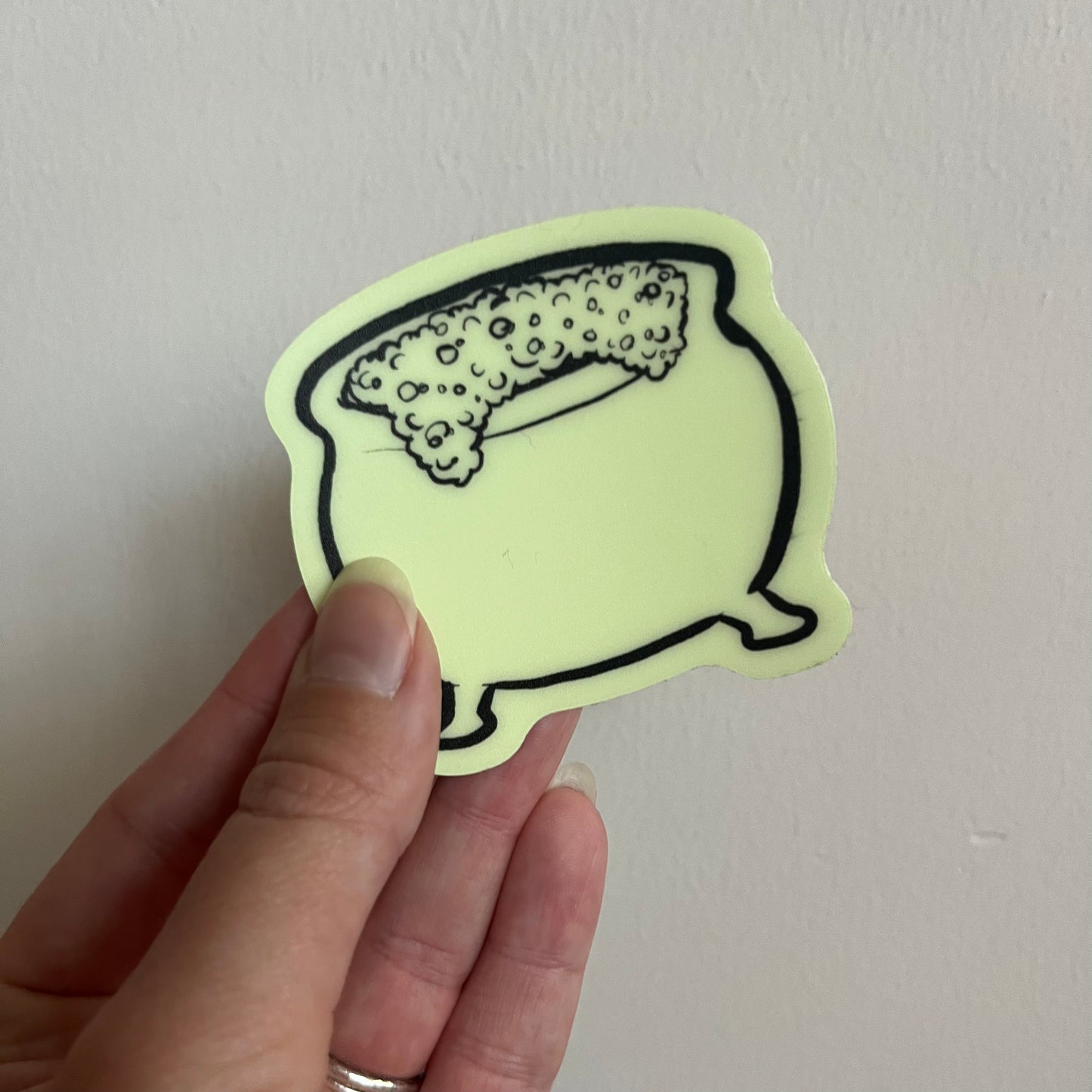 Cauldron Brew Glow in the Dark Sticker