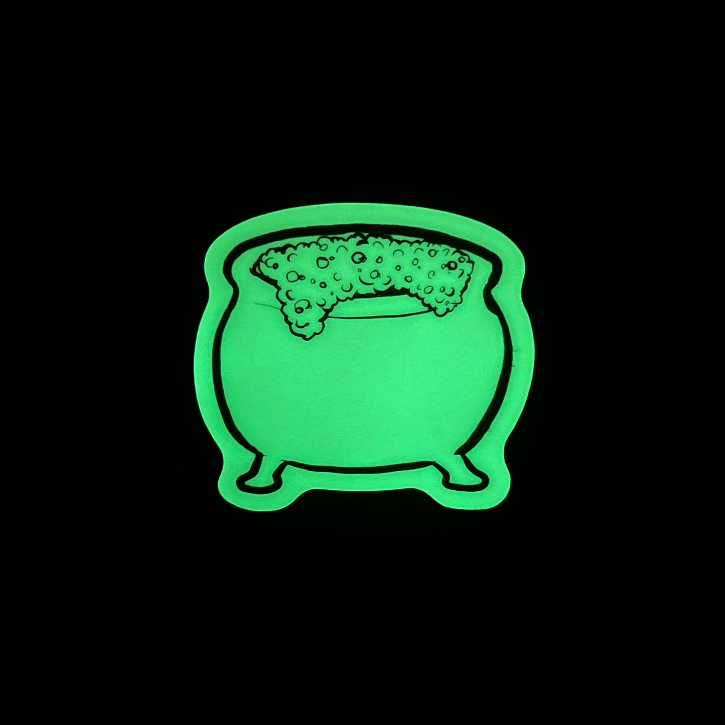 Cauldron Brew Glow in the Dark Sticker